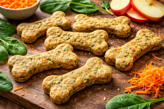 Spinach Apple And Carrot Dog Treats