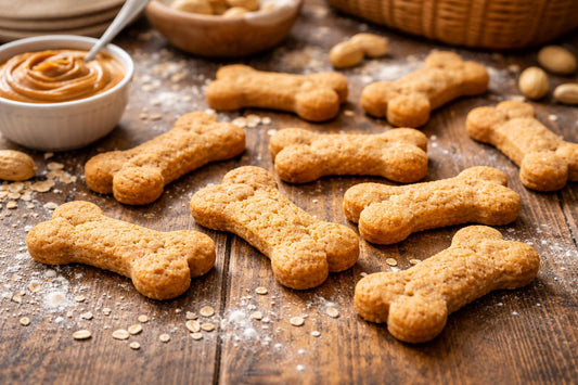 Peanut Butter And Flour Dog Treats