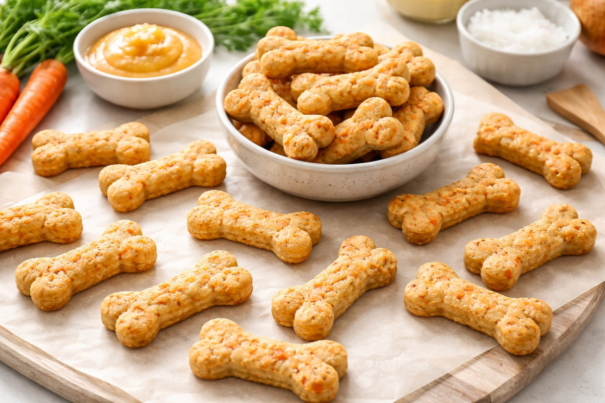 Applesauce Carrot Dog Treats