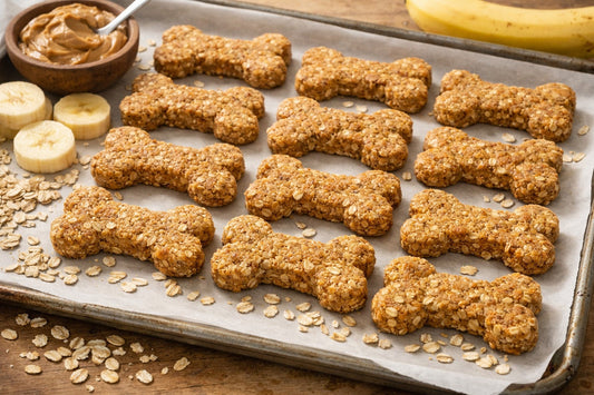 Banana Oat Dog Treat