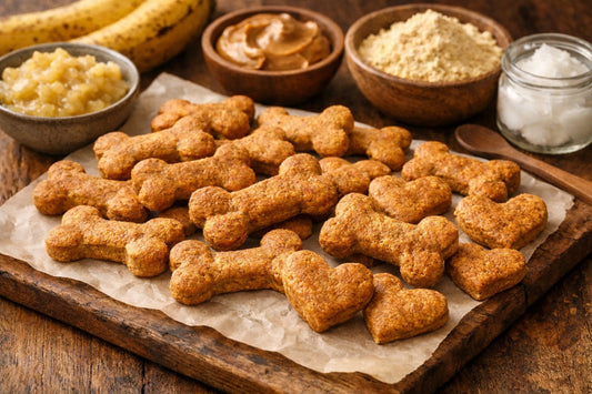 Grain Free Peanut Butter And Banana Dog Treats