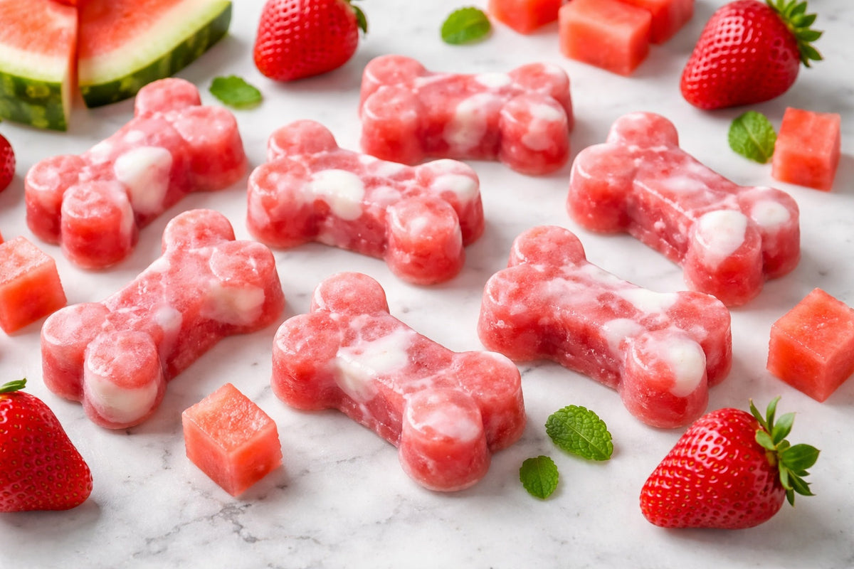 Strawberry Watermelon Dog Treats
