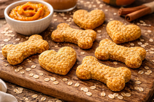 Pumpkin Oatmeal Dog Treats