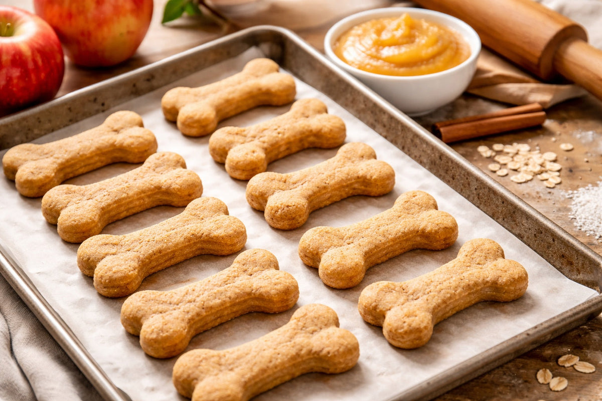 Baked Dog Treats With Applesauce