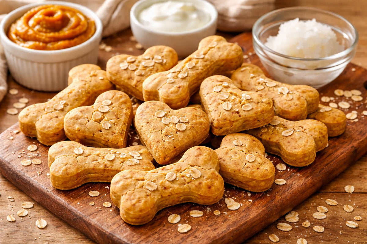 Pumpkin Coconut Oil Yogurt Dog Treats