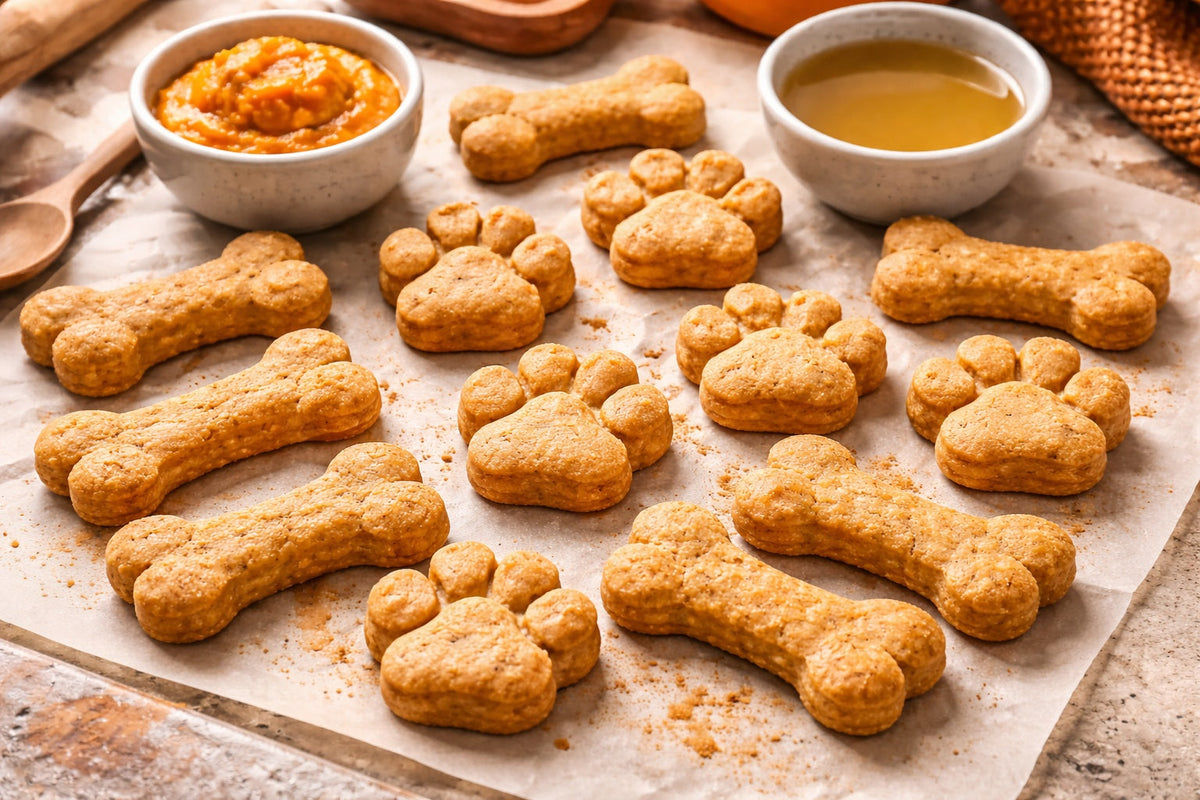 Pumpkin And Chicken Broth Dog Treats