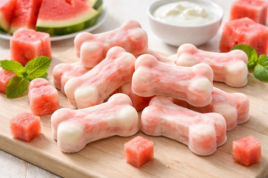 Watermelon And Greek Yogurt Dog Treats