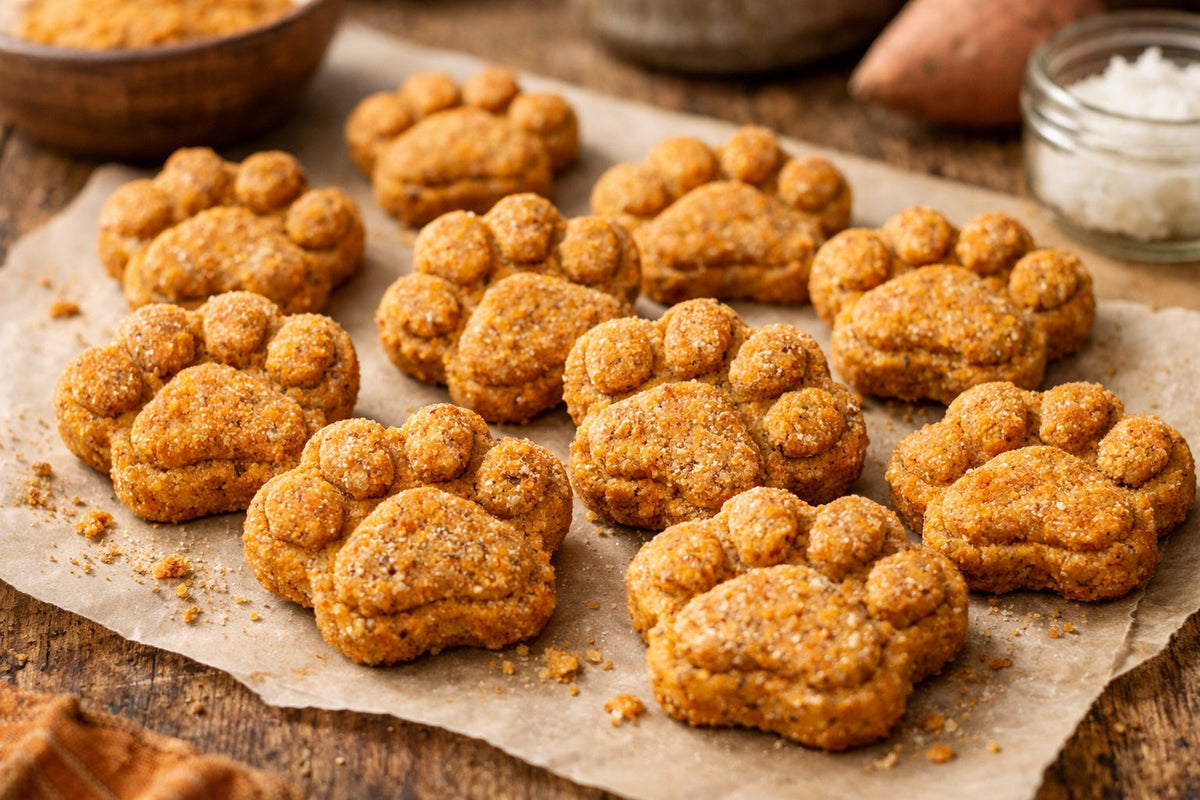 Homemade Sweet Potato Dog Treat Recipe