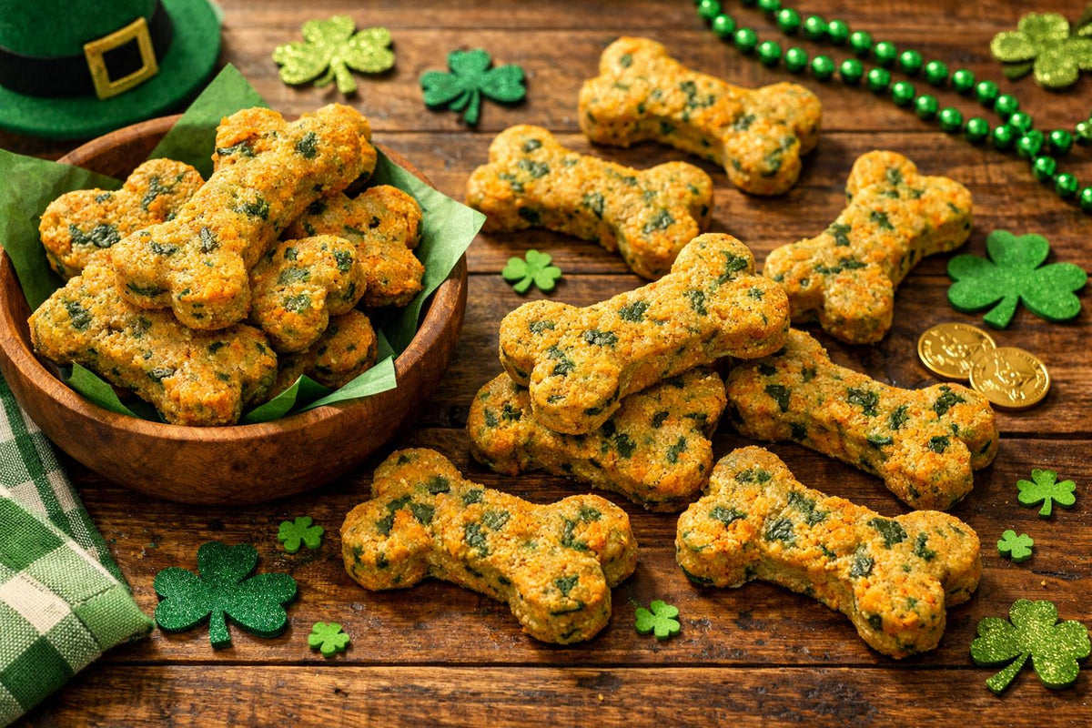 Sweet Potato Spinach Dog Treats