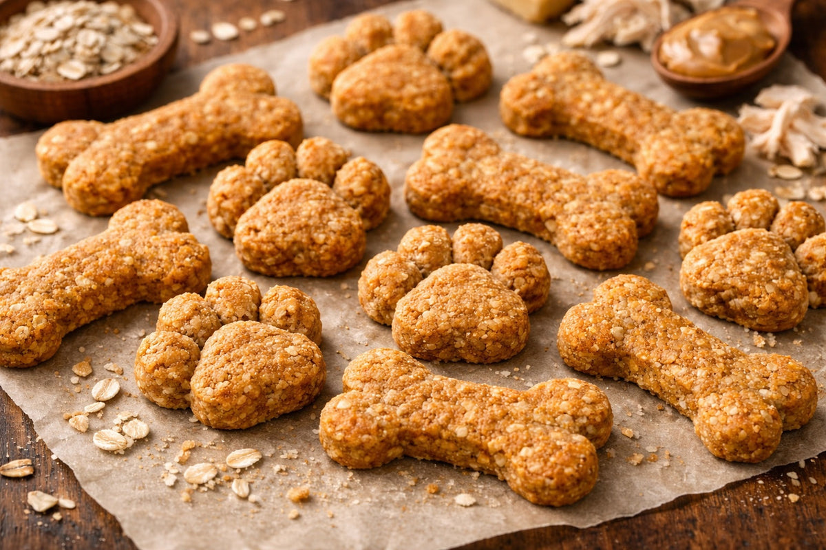 Peanut Butter Chicken Dog Treats