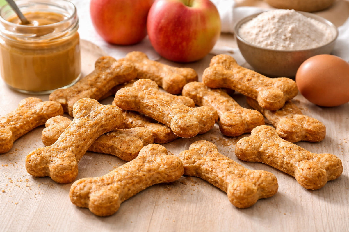 Peanut Butter Applesauce Dog Treats Biscuit Recipe