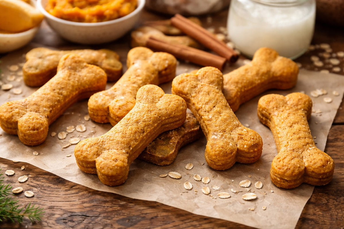 Dog Treats With Coconut Oil And Pumpkin