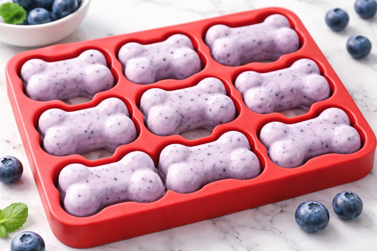 Yogurt And Blueberry Dog Treats