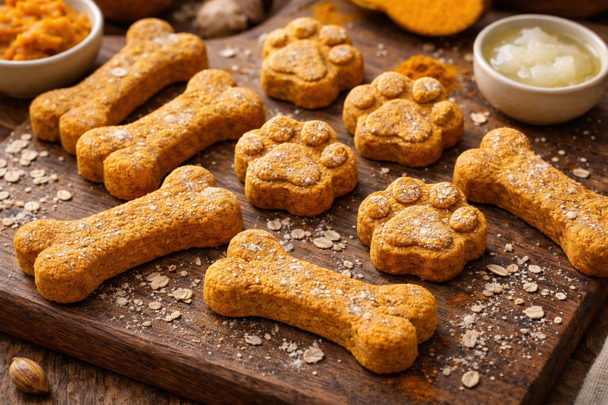 Pumpkin Turmeric Coconut Oil Dog Treats