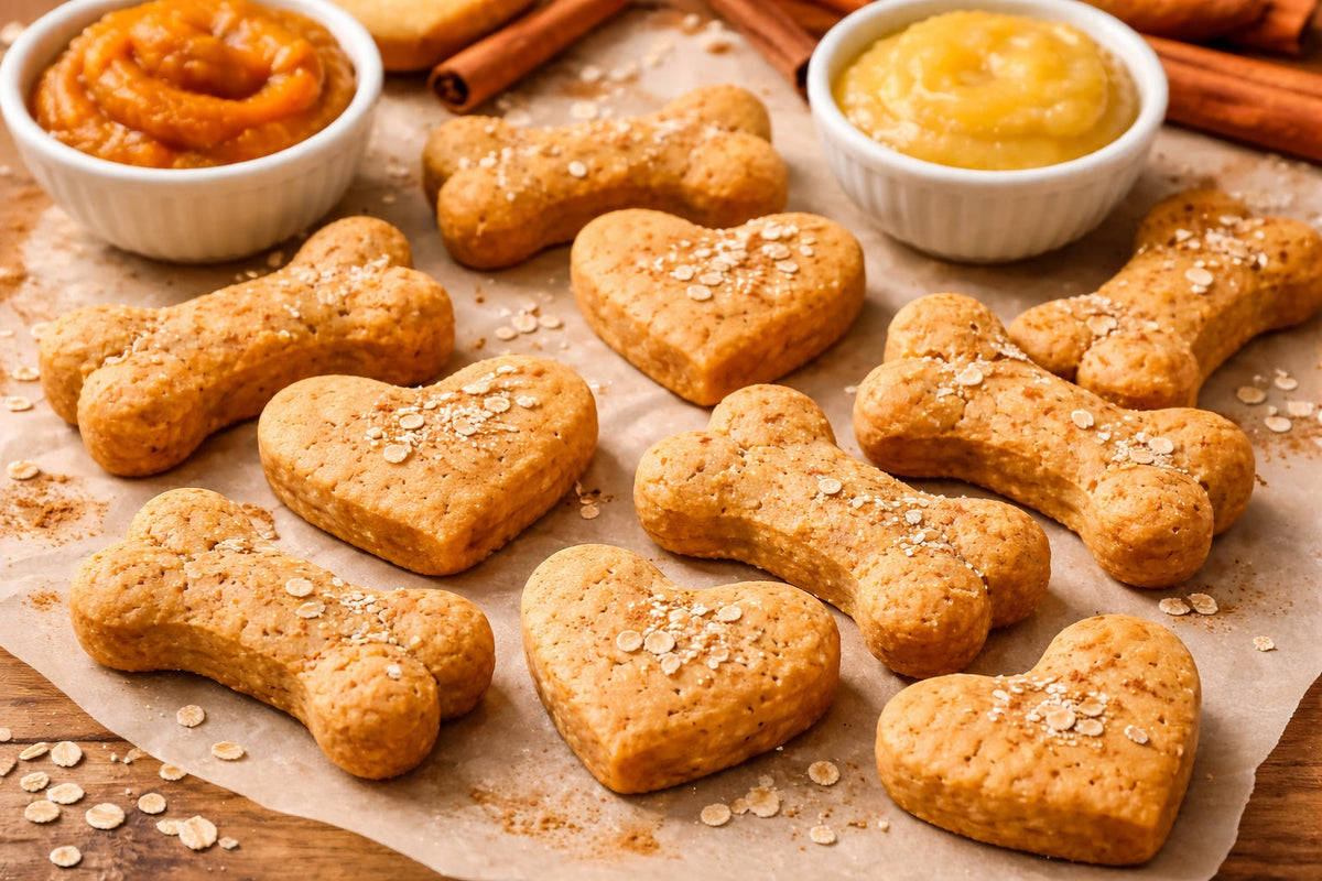 Dog Treats With Pumpkin And Applesauce