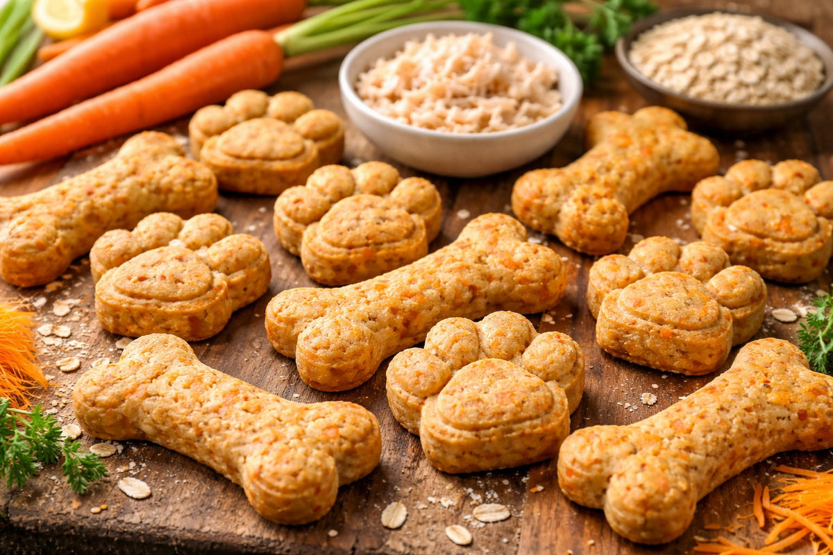Chicken And Carrot Dog Treats
