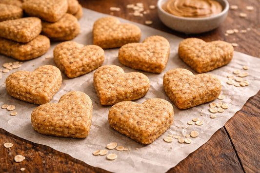 Whole Wheat Peanut Butter Dog Treats