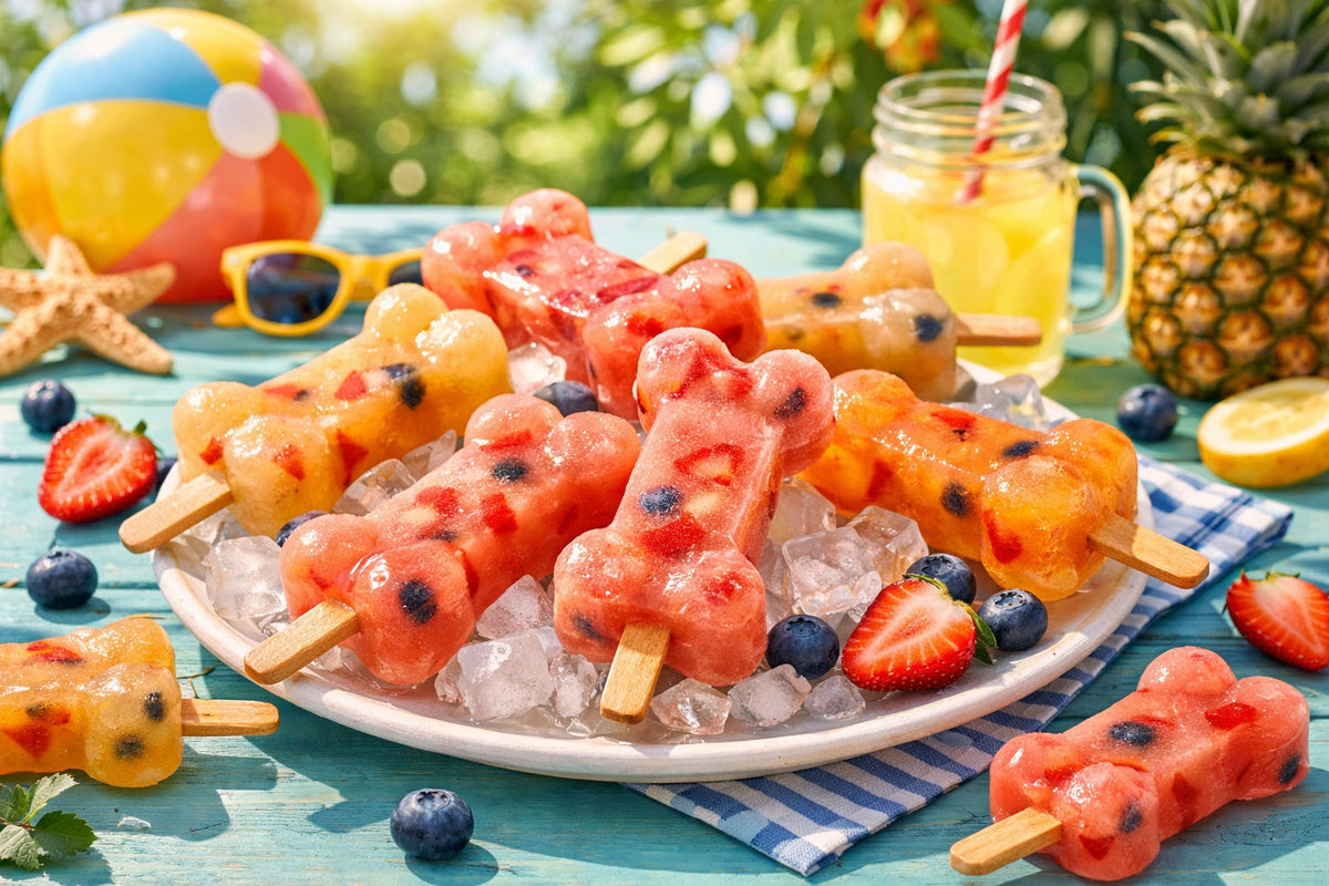 Dog Popsicles Without Yogurt
