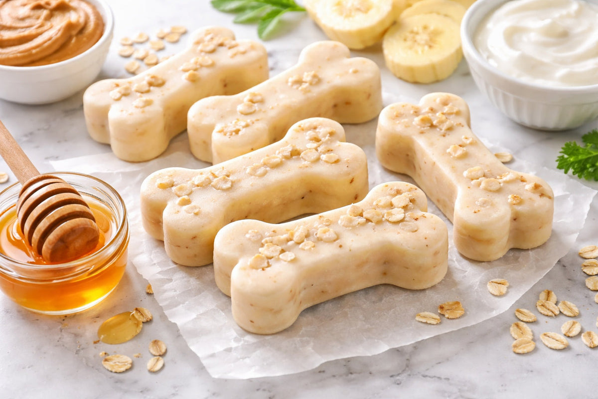 Frozen Dog Treats With Honey