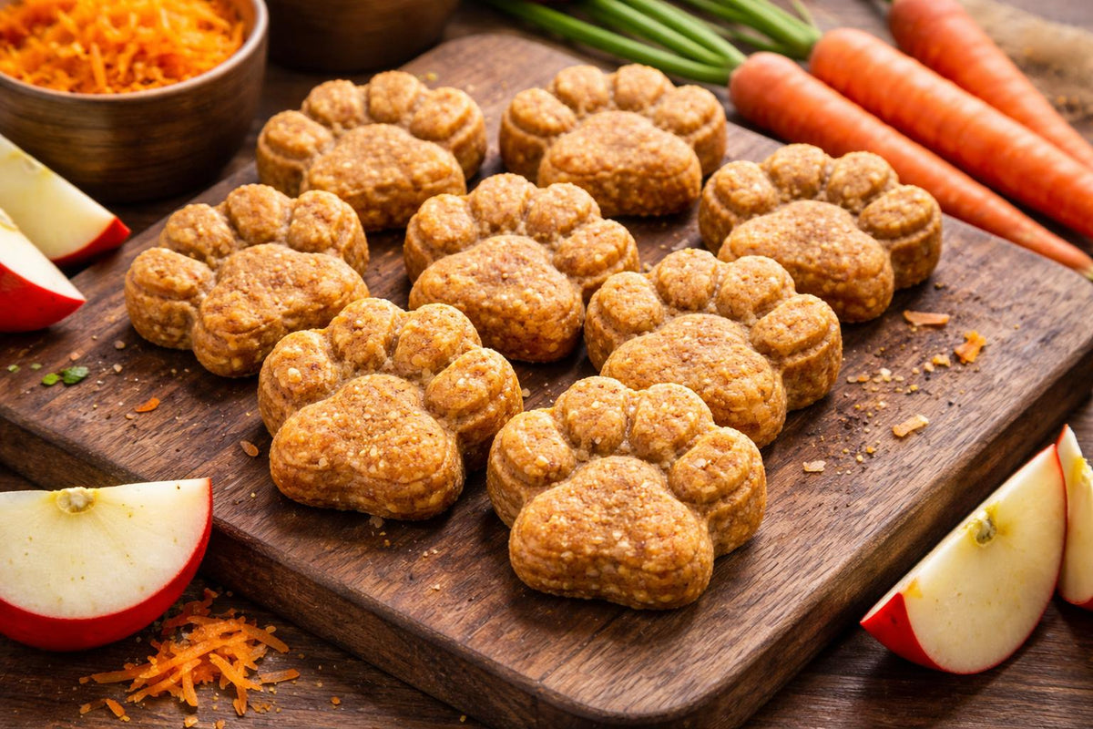 Apple Carrot Dog Treats