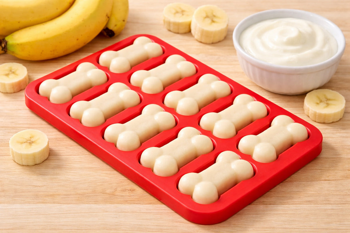 Yogurt Banana Dog Treat