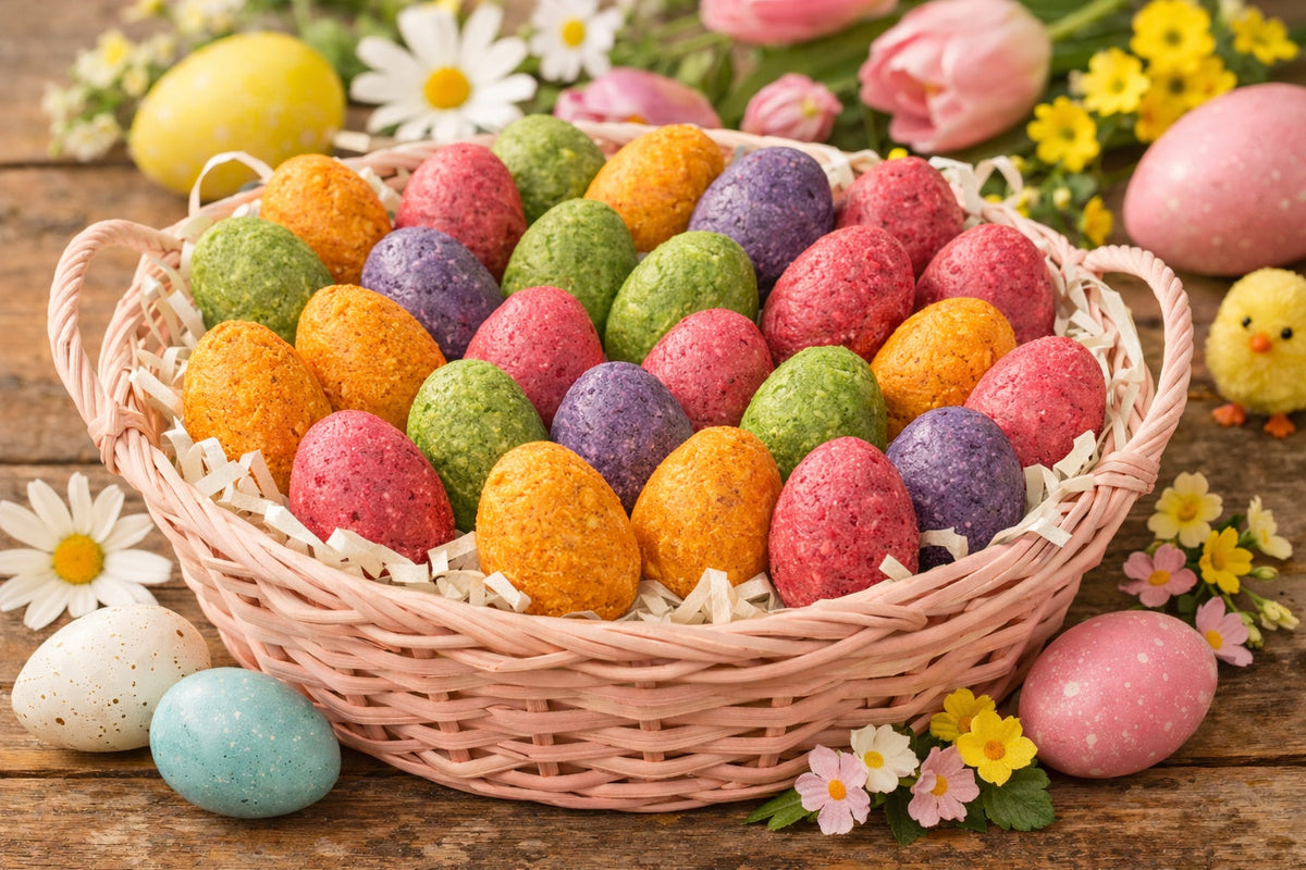 Naturally Colored Easter Eggs For Dogs