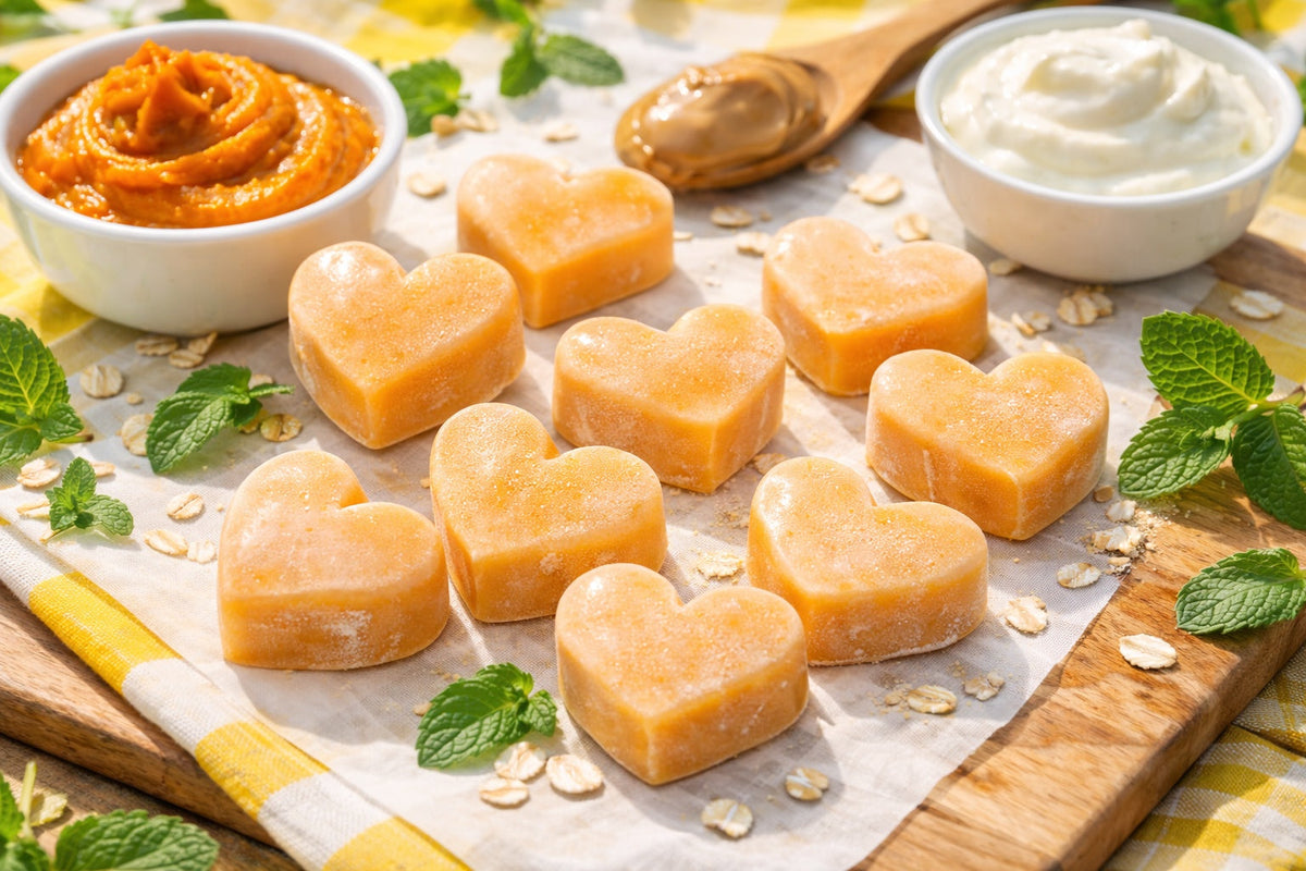 Frozen Pumpkin Dog Treat