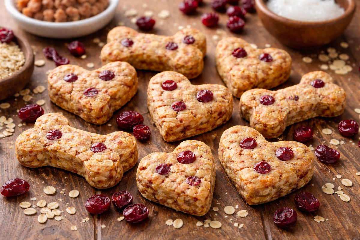Turkey Cranberry Dog Treats