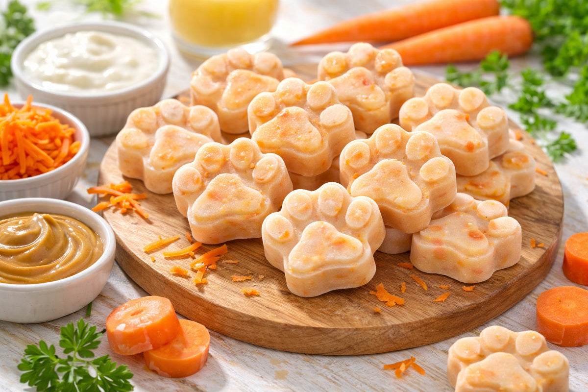 Frozen Carrot Dog Treat