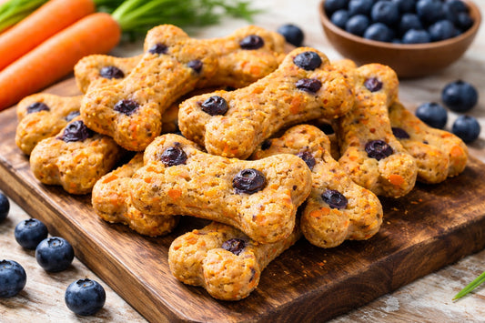 Carrot And Blueberry Dog Treats