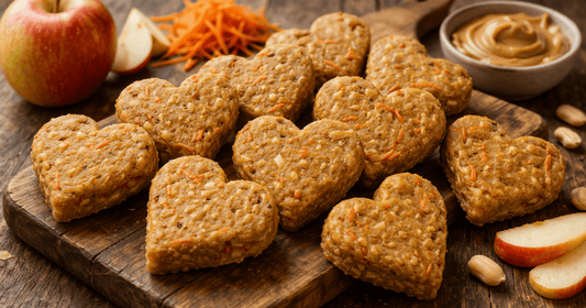 Apple Carrot And Peanut Butter Dog Treats