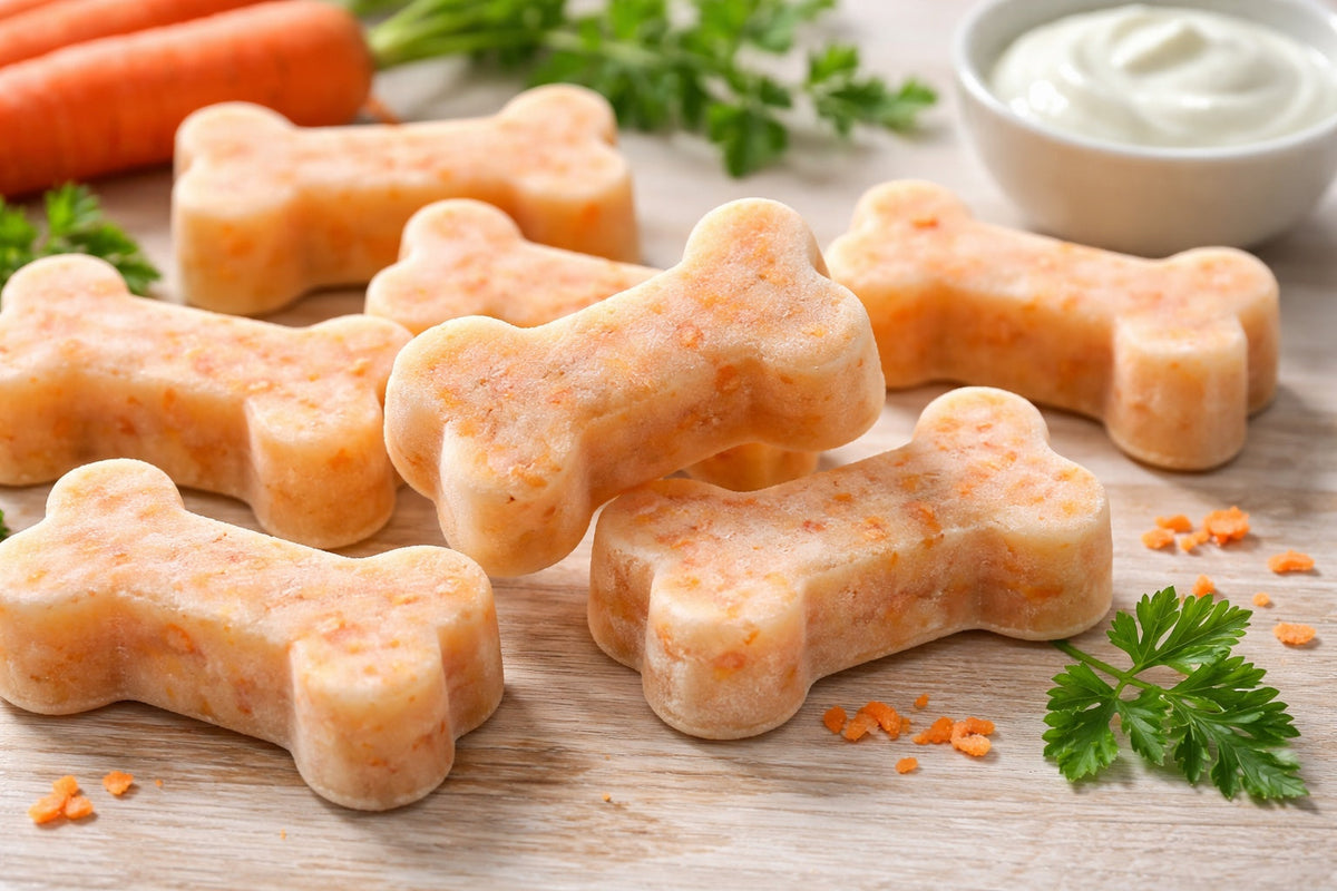Frozen Carrot Dog Treats