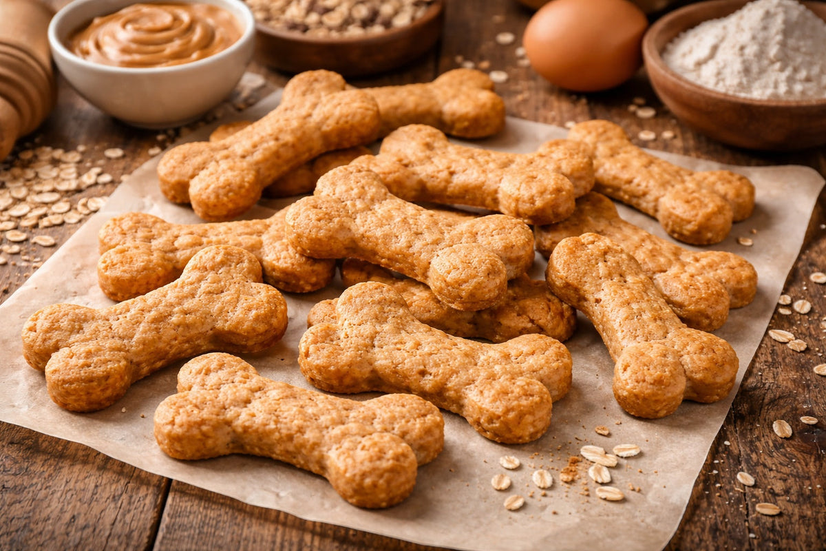 Dog Safe Treats With Peanut Butter