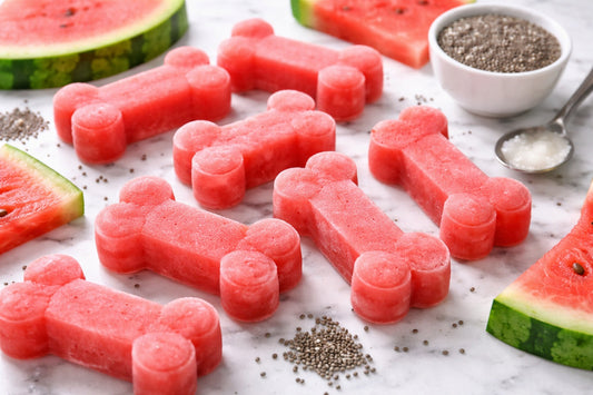 Watermelon Dog Treats Without Yogurt