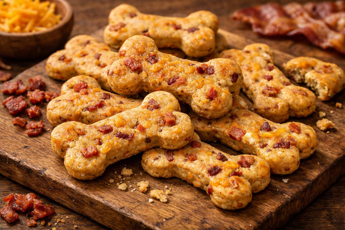 Bacon Egg Cheese Dog Treats