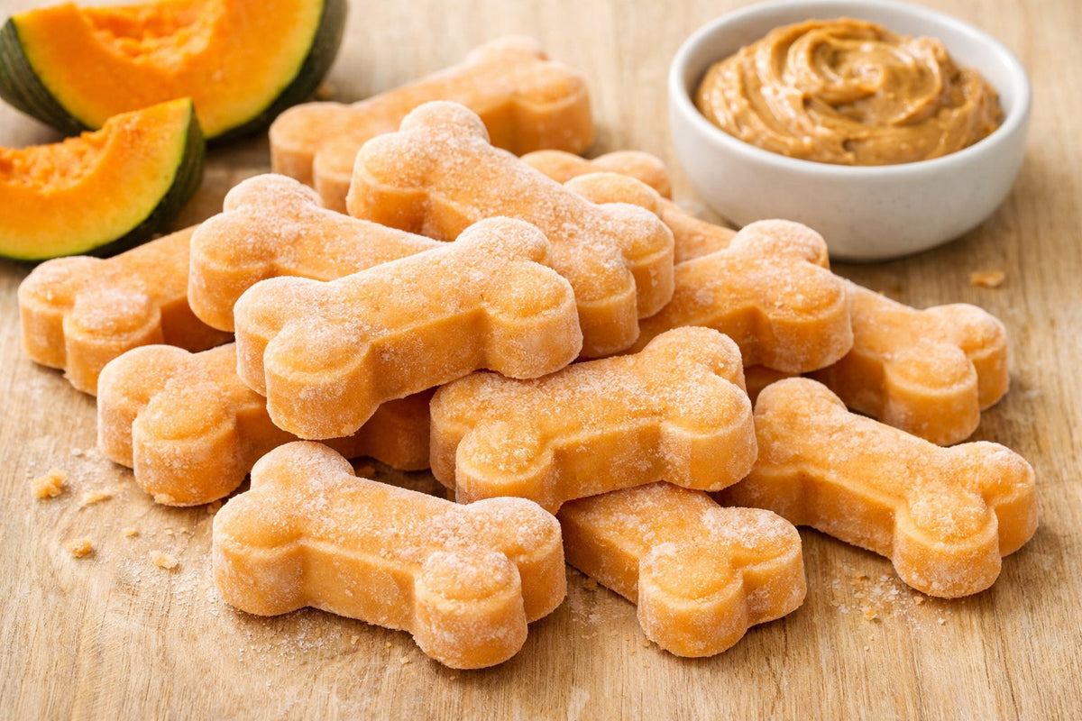 Frozen Pumpkin Dog Treats