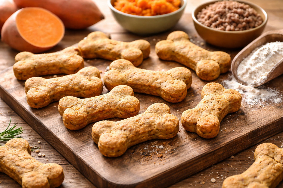 Beef And Sweet Potato Dog Treats