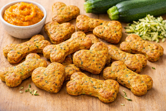 Pumpkin Zucchini Dog Treats
