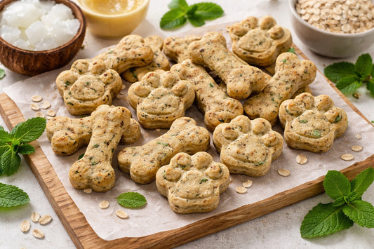Mint And Coconut Oil Dog Treats