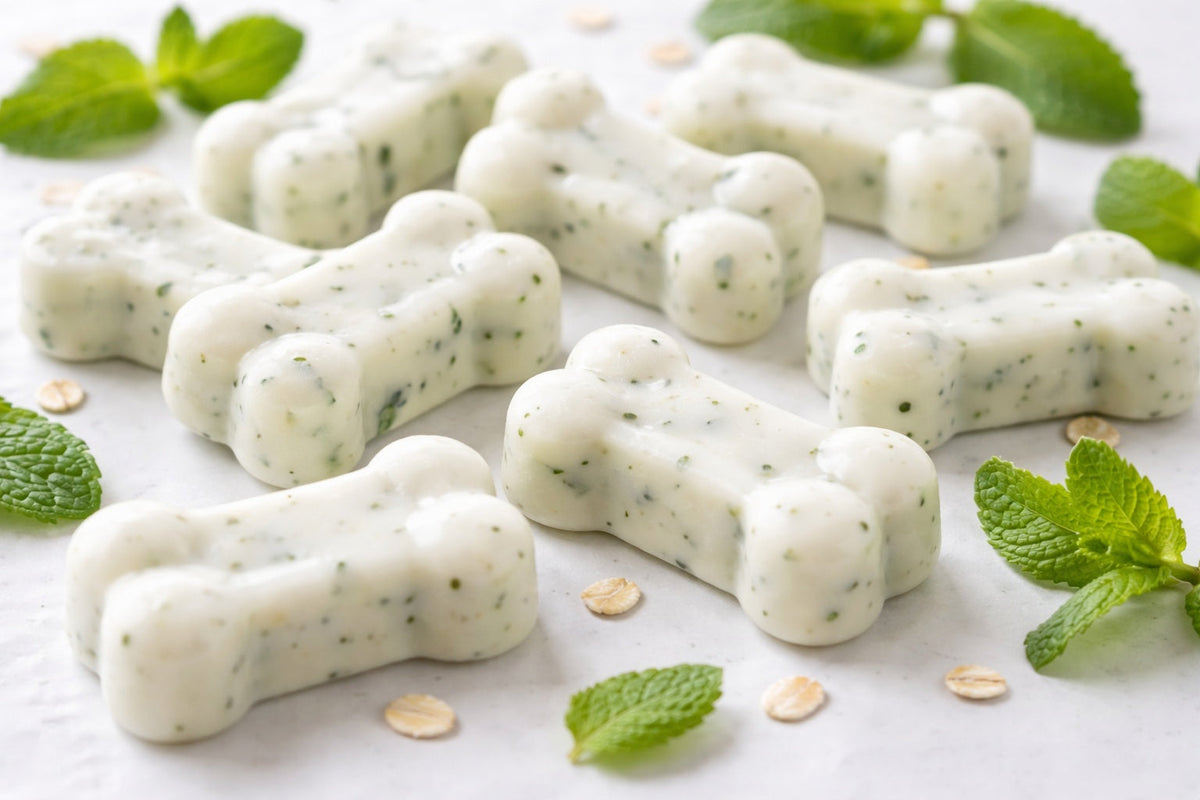 Yogurt And Mint Dog Treats