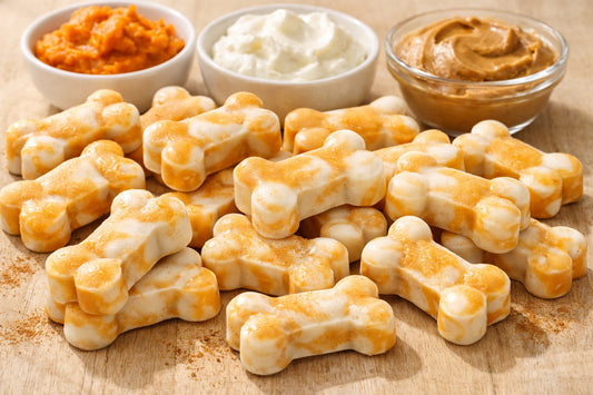 Pumpkin And Greek Yogurt Frozen Dog Treats