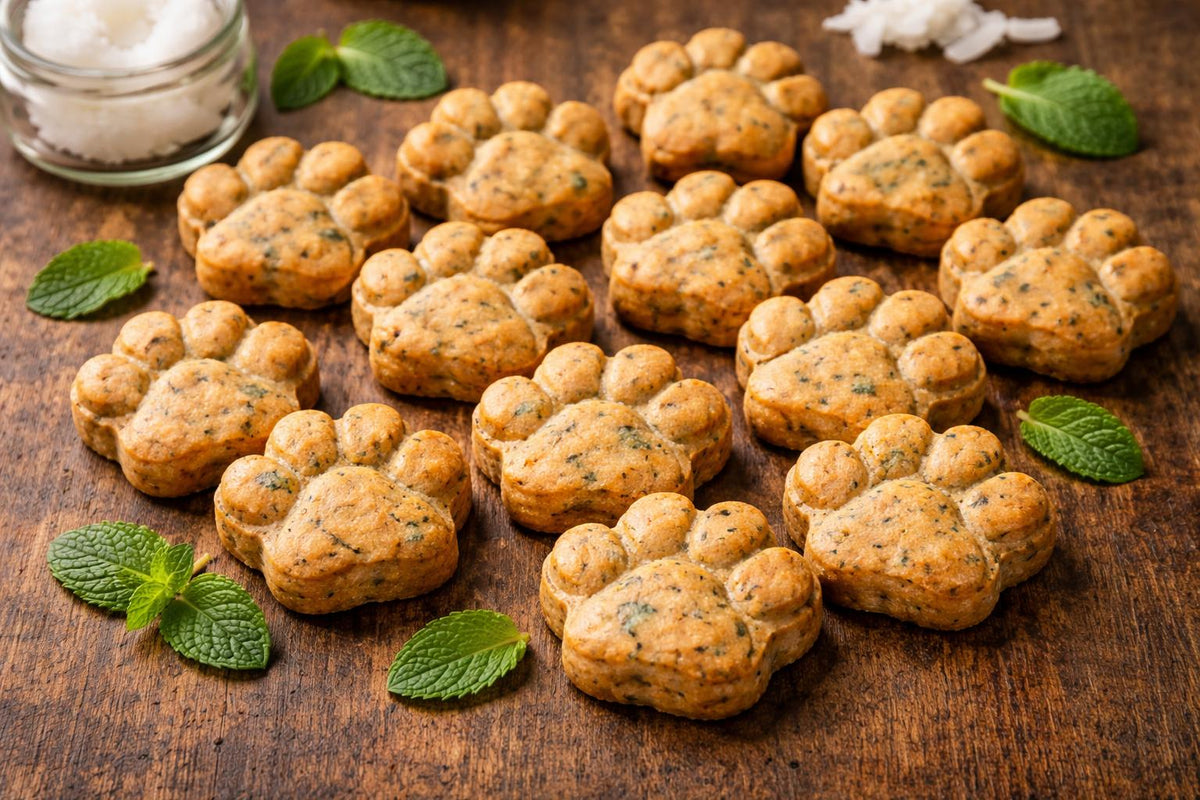 Coconut Oil And Mint Dog Treats