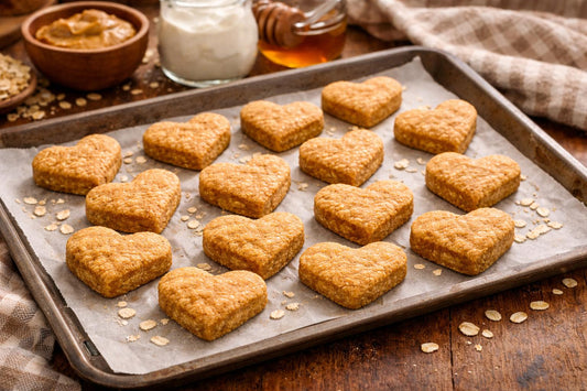Peanut Butter And Greek Yogurt Dog Treats