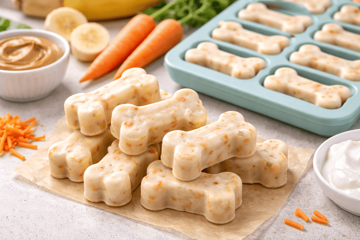 Healthy Homemade Frozen Dog Treats