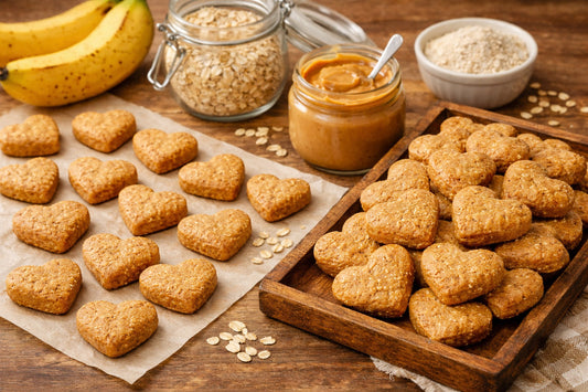 Dog Treats Made With Banana And Peanut Butter