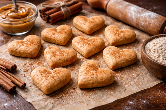 Peanut Butter And Cinnamon Dog Treats