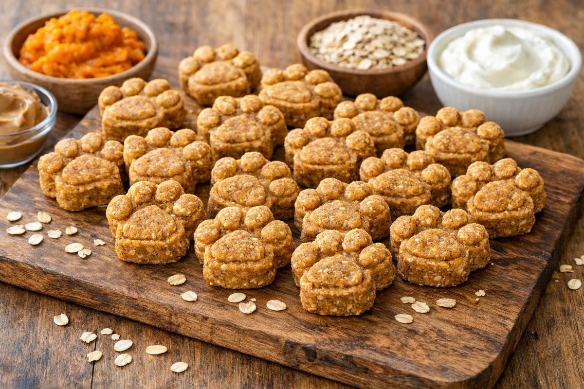 Greek Yogurt And Pumpkin Dog Treats