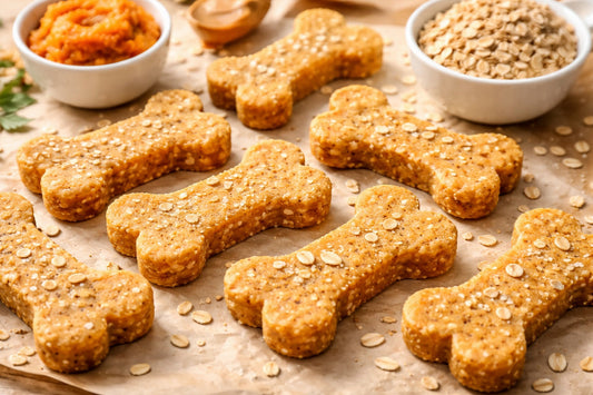 No Bake Pumpkin Dog Treats