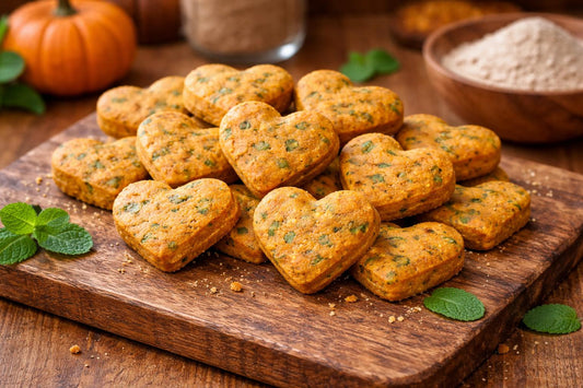 Pumpkin And Mint Dog Treats
