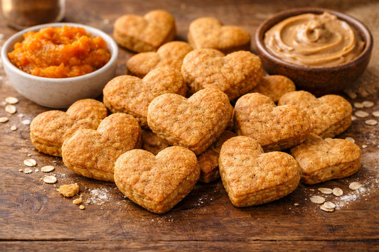 Homemade Dog Treats With Peanut Butter And Pumpkin